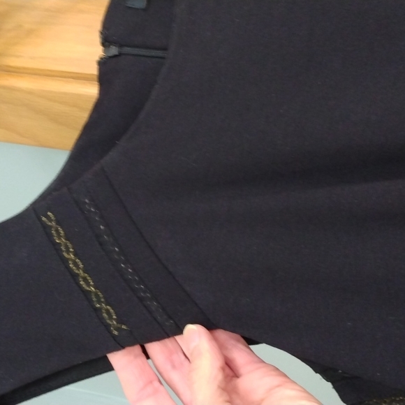 CYNTHIA STEFFE BLACK BEADED SLEEVELESS DRESS SIZE 8 - Picture 5 of 9